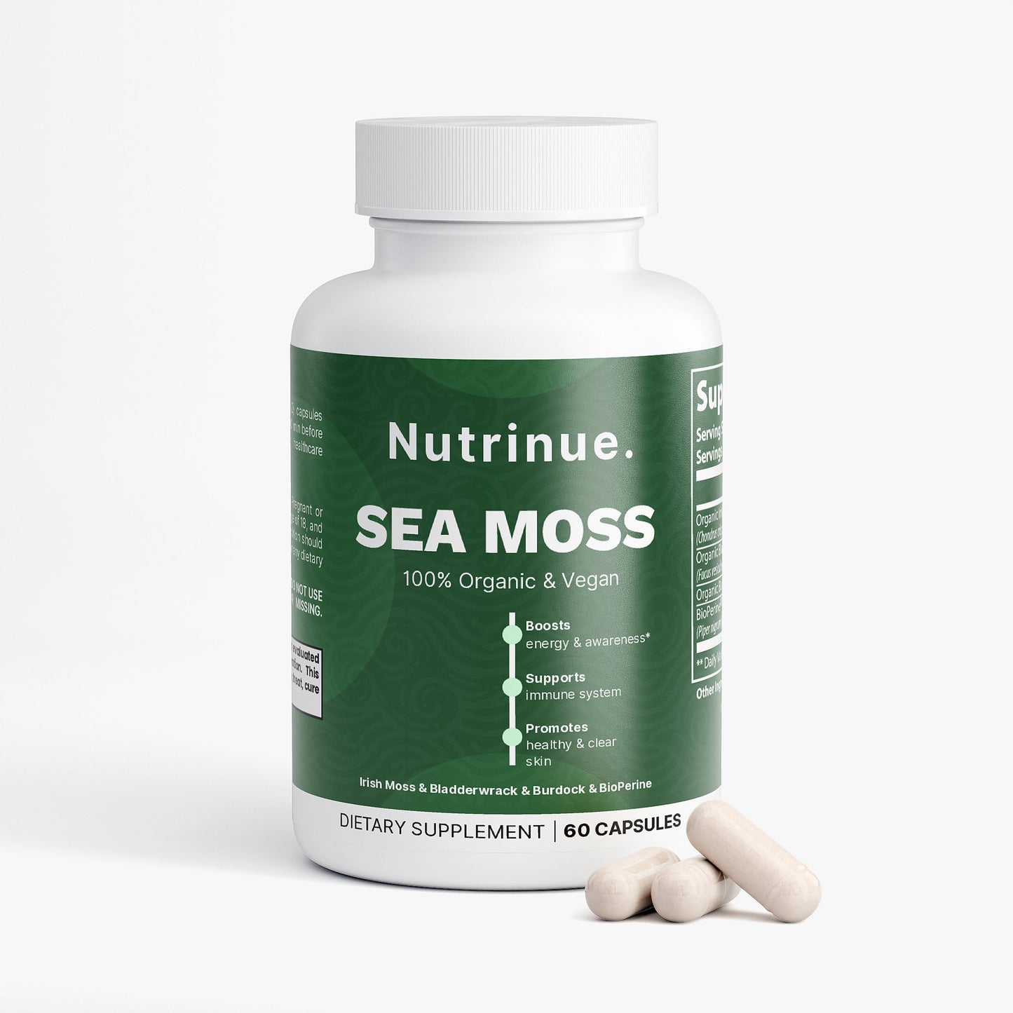 100% Organic Sea Moss Capsules