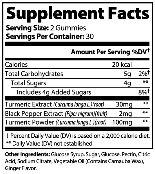 Turmeric - Infammatory Response Gummies